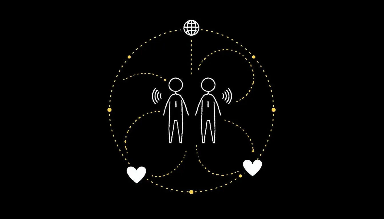 Two people sharing and experiencing video content together on AfroMax