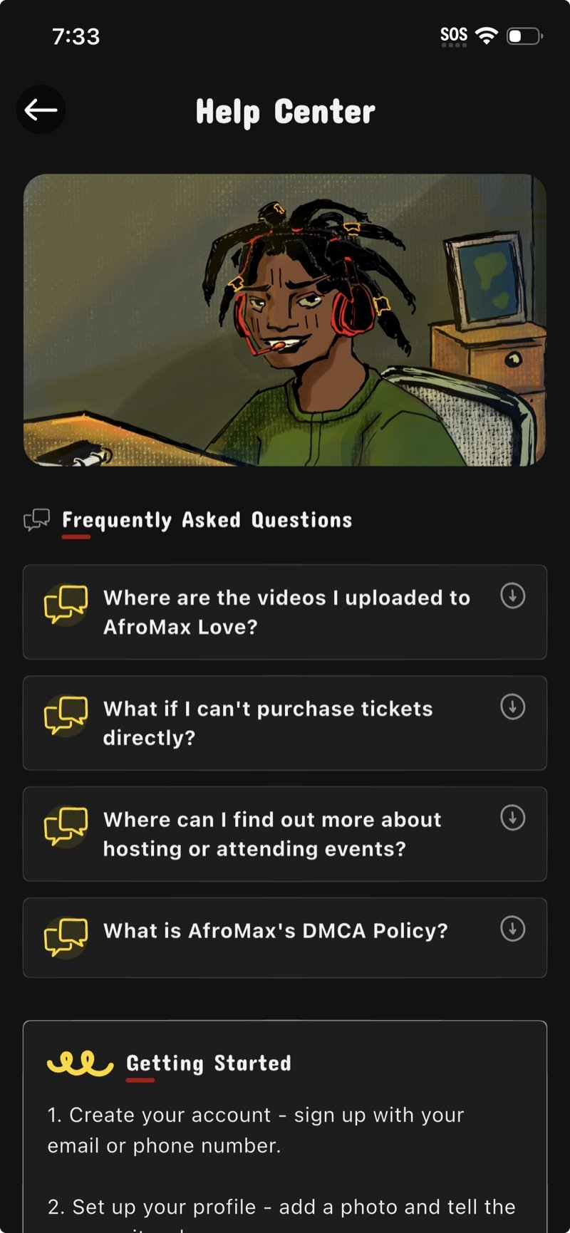 Real humans answer when you need help