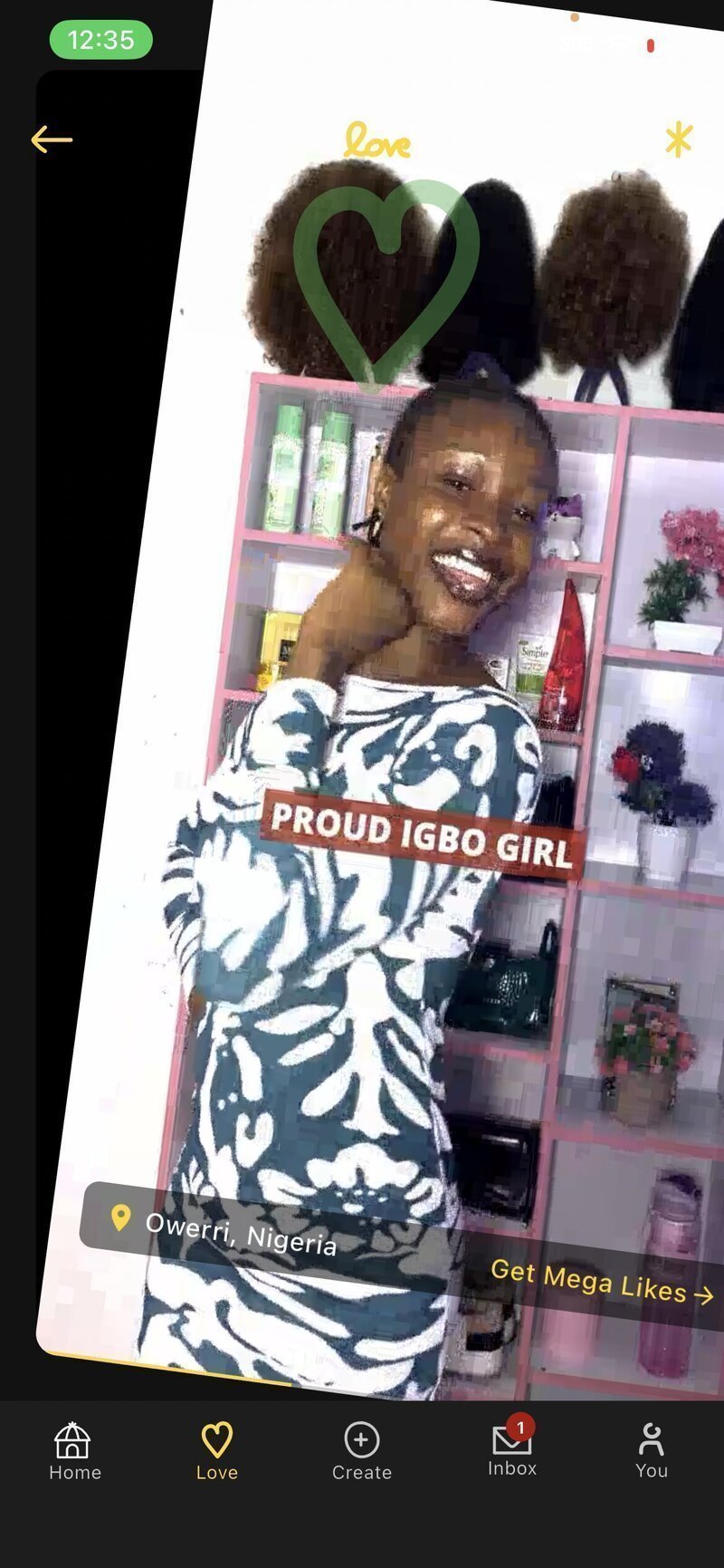 Swipe right on people you connect with