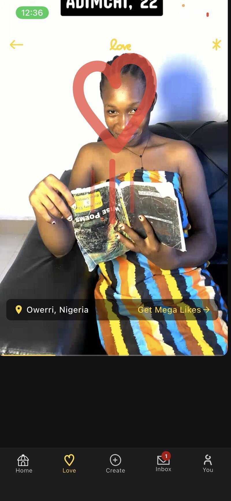 Swipe up to send gifts and stand out