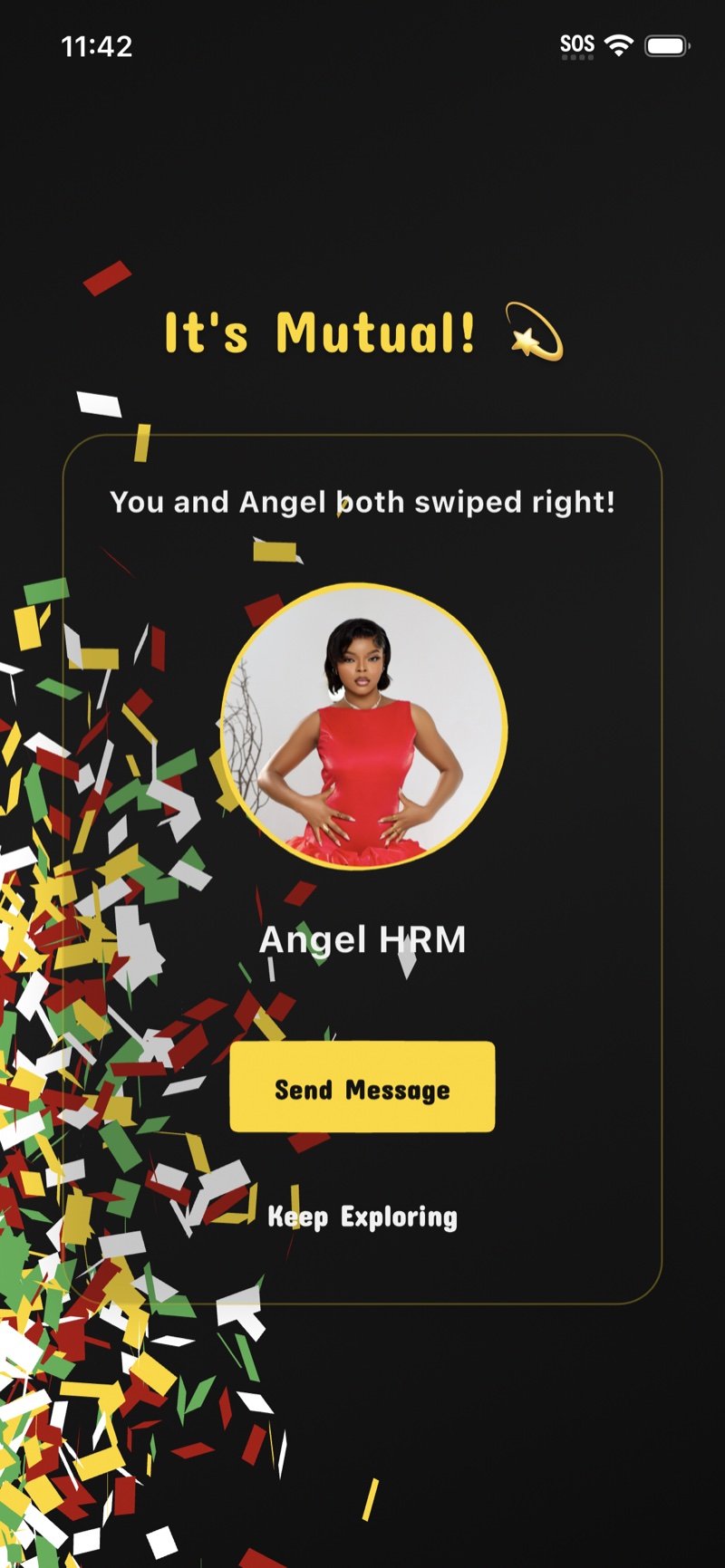 Match when you both swipe right
