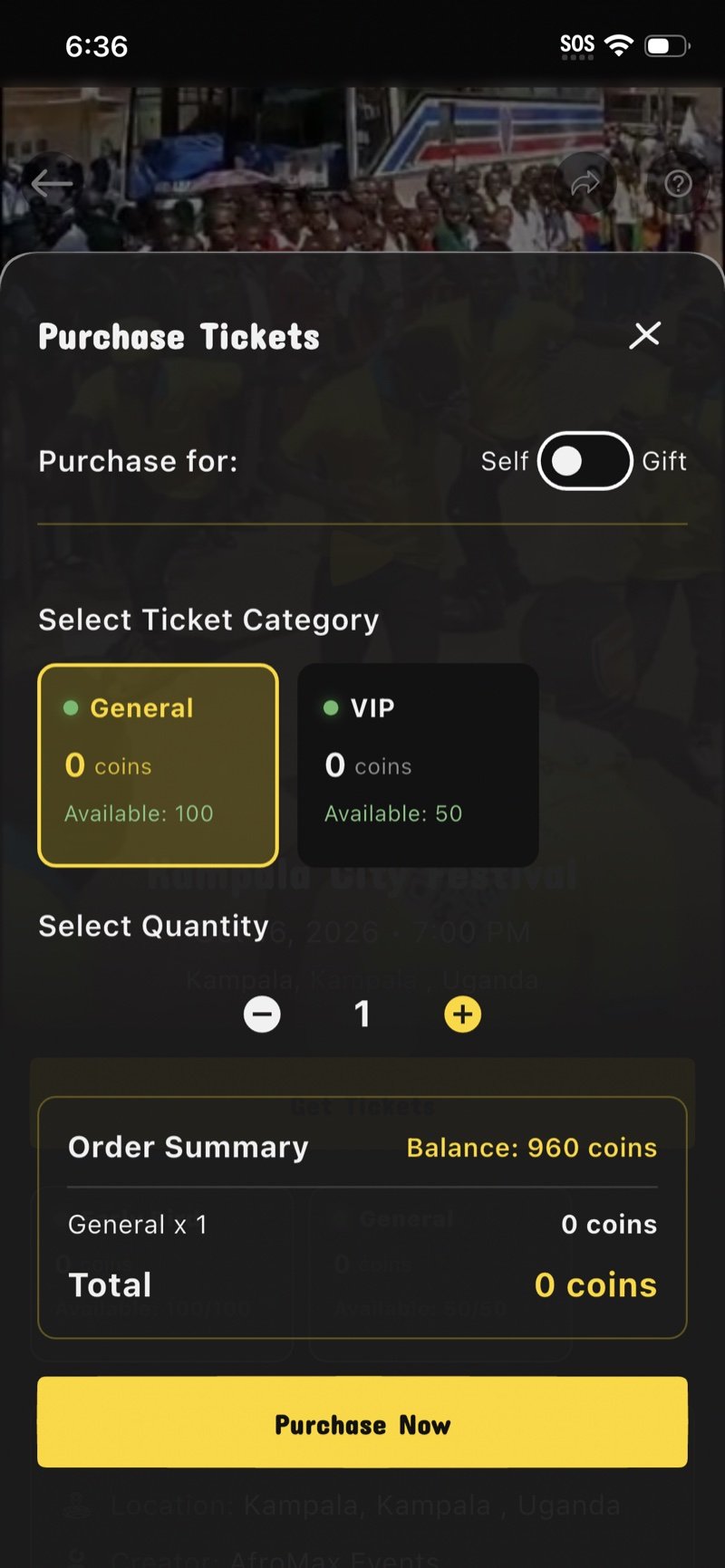 Sell tickets to your own events