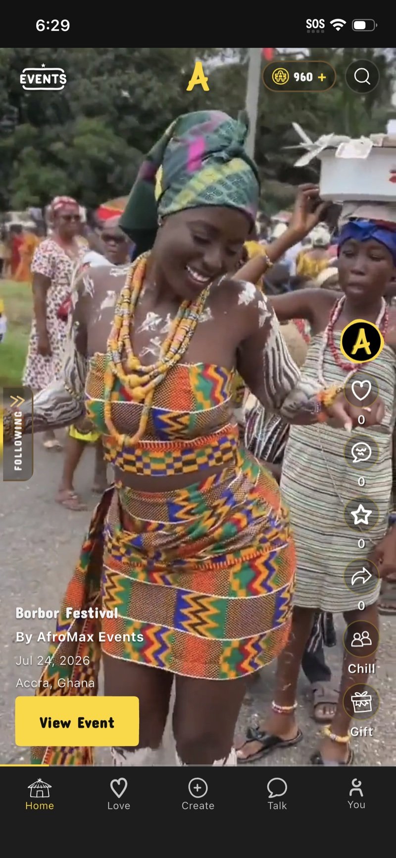 Your event appears in every video feed — automatically