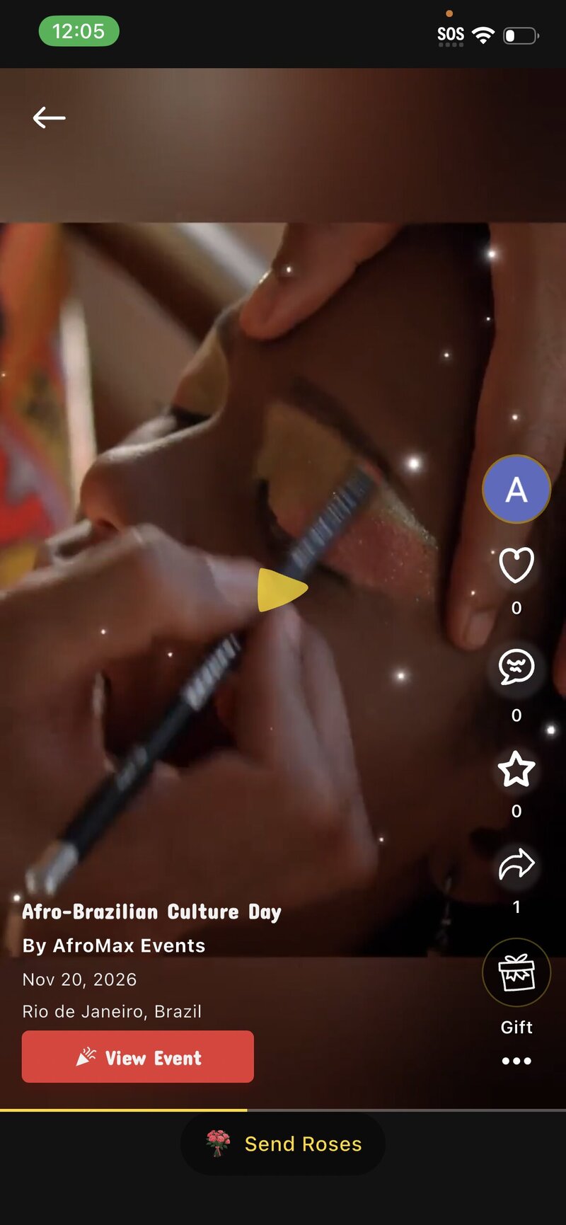 Events appear in all video feeds